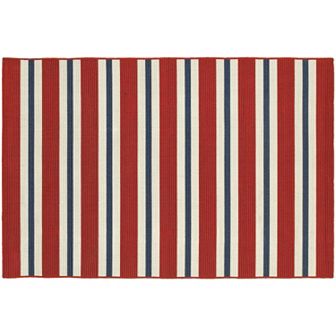 StyleHaven Maritime Multi Striped Indoor Outdoor Rug