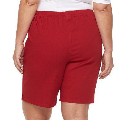 Plus Size Croft & Barrow® Pull-On Shorts