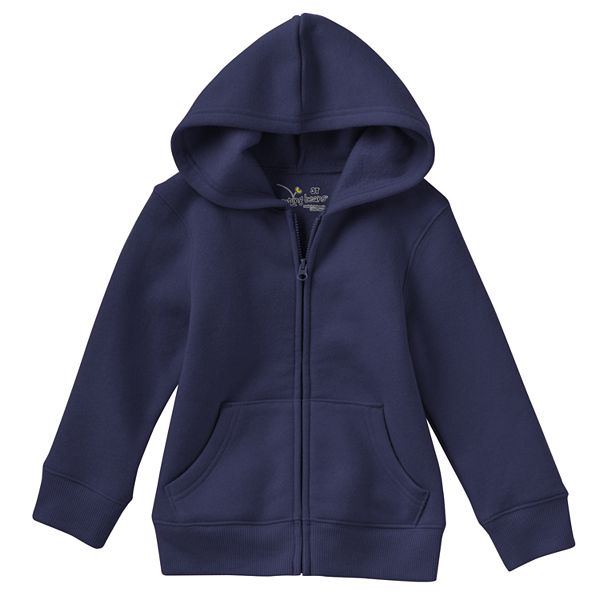 Toddler Boy Jumping Beans® Solid Fleece-Lined Zip-Up Solid Hoodie