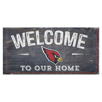 Arizona Cardinals Distress Welcome Sign