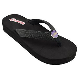 Women's LSU Tigers Venice Beach Flip-Flops