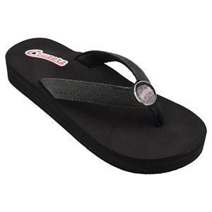 Women's Mississippi State Bulldogs Venice Beach Flip-Flops