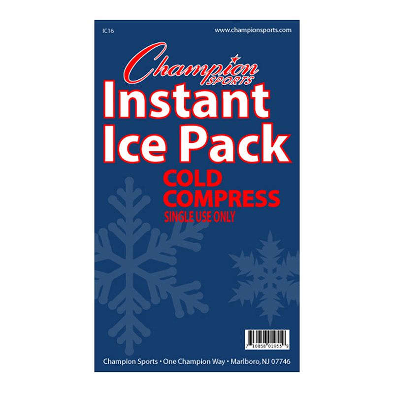 Champion Sports 16-pack Instant Cold Compress Ice Packs, Multicolor