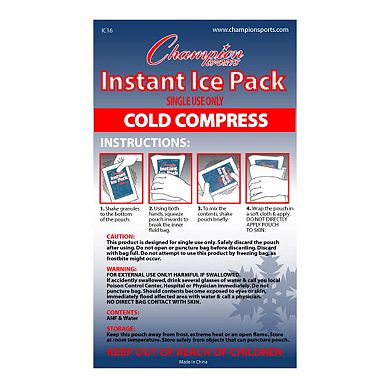 Champion Sports 16-pack Instant Cold Compress Ice Packs
