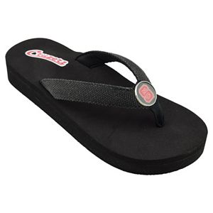 Women's North Carolina State Wolfpack Venice Beach Flip-Flops