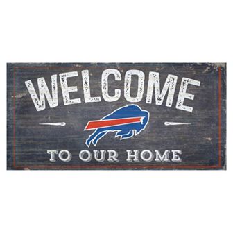 Buffalo Bills Distress Welcome Sign