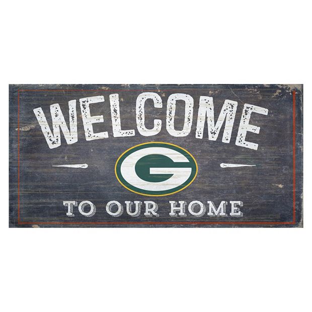 Green Bay Packers Distressed Round Sign