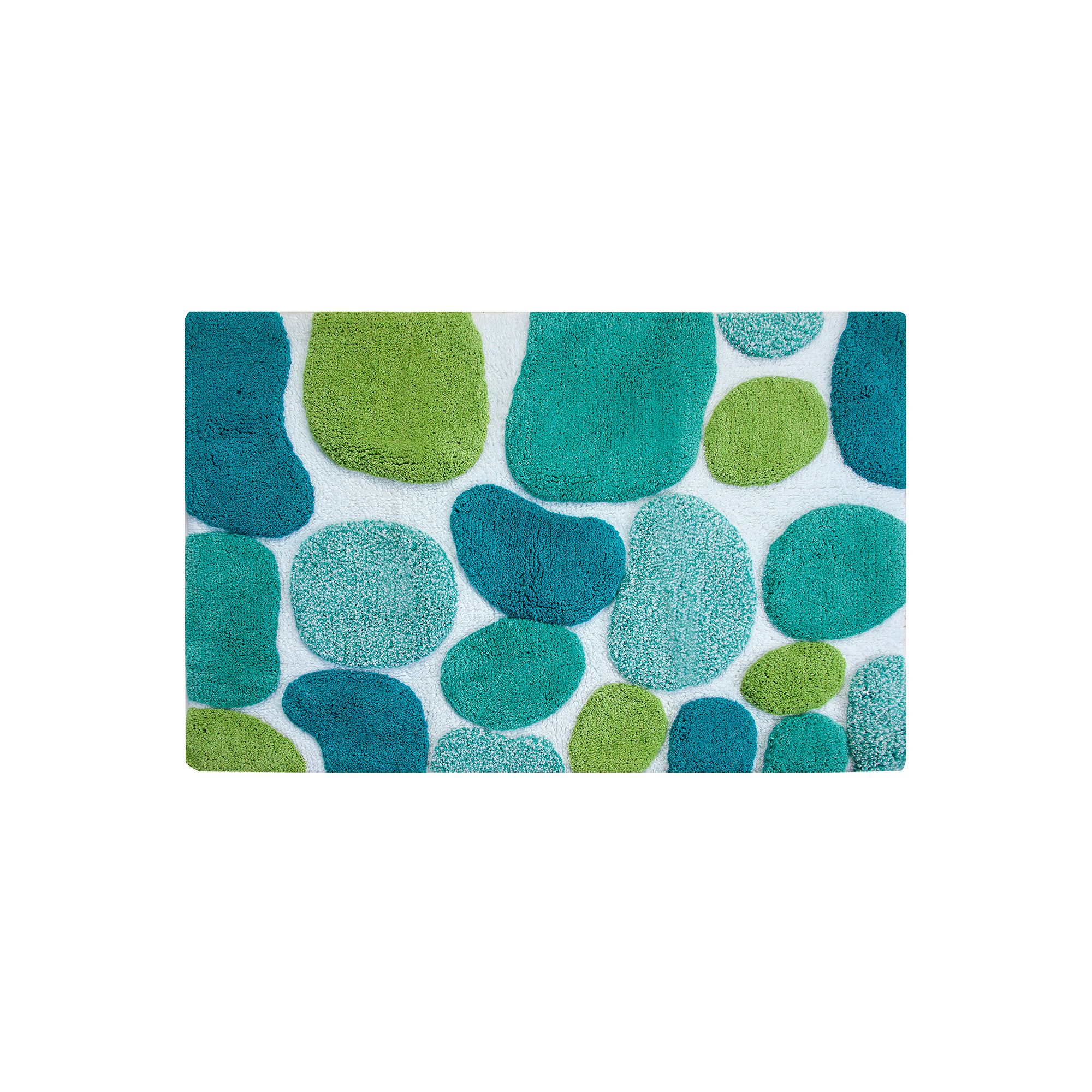 Chesapeake Pebbles Brights Bath Rug - 24 x 36, Pool Blue