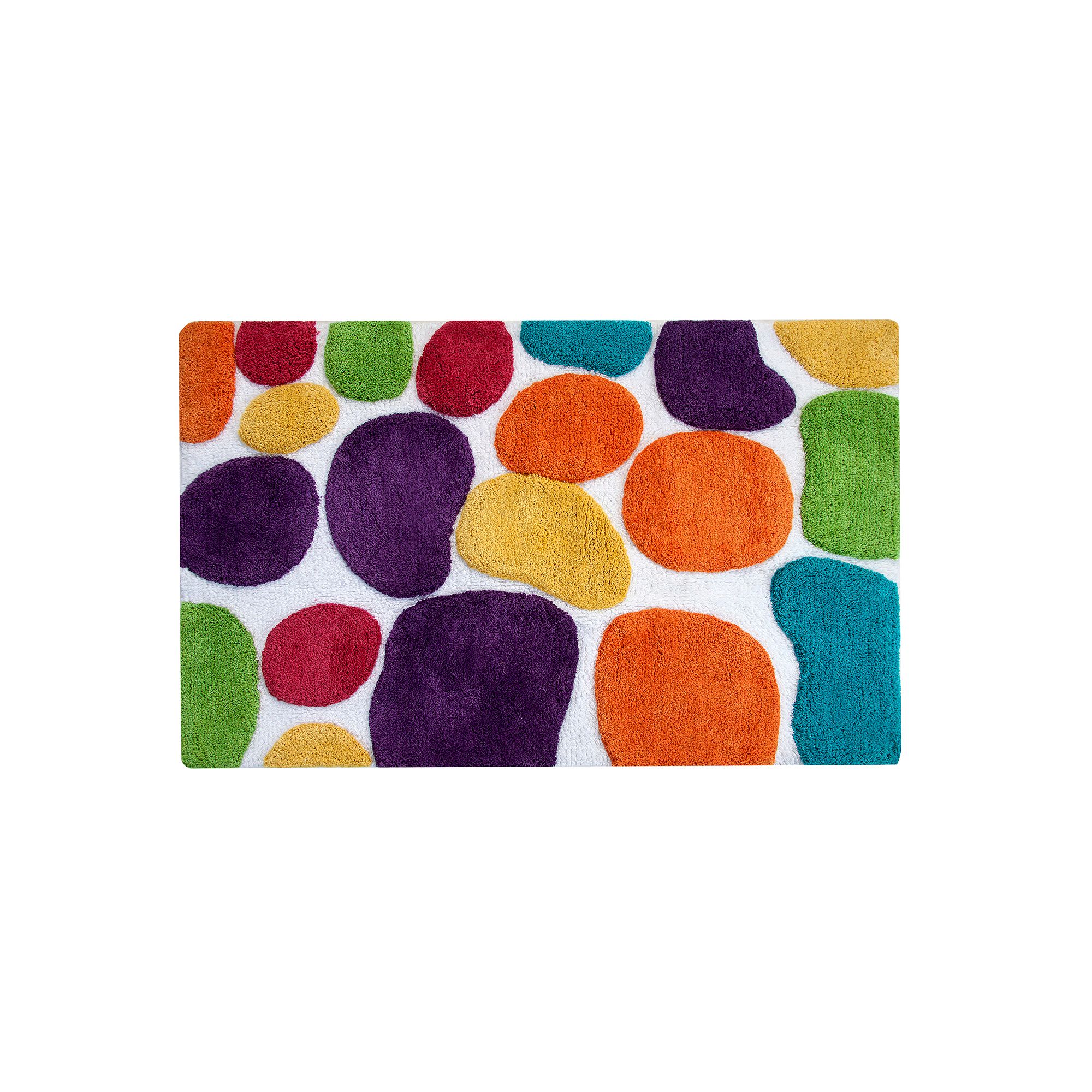 Chesapeake Pebbles Brights Bath Rug - 24 x 36, Rainbow