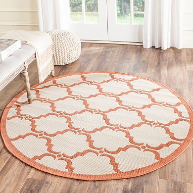 Safavieh Courtyard Crest Trellis Indoor Outdoor Rug