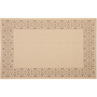 Safavieh Courtyard Regal Border Indoor Outdoor Rug