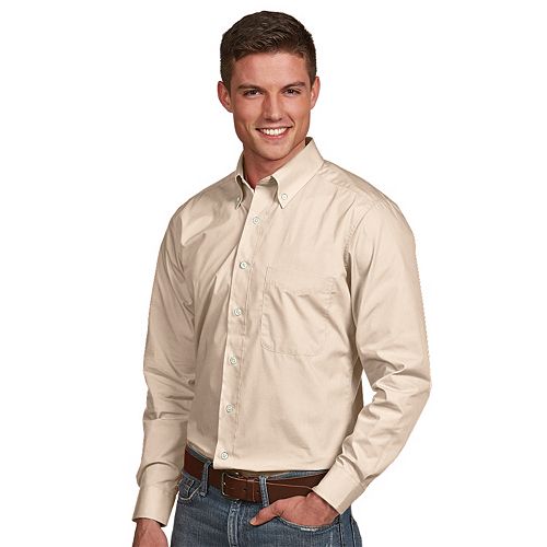 Men's Antigua Dynasty ModernFit Solid ButtonDown Shirt