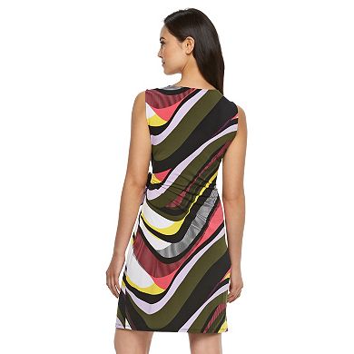 Women's Dana Buchman Print Faux-Wrap Dress