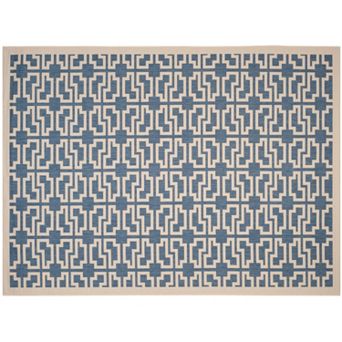 Safavieh Courtyard Lockbox Geometric Indoor Outdoor Rug