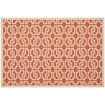 Safavieh Courtyard Lockbox Geometric Indoor Outdoor Rug