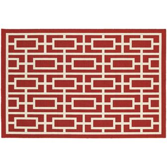 StyleHaven Maritime Blocks & Lines Indoor Outdoor Rug