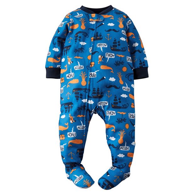 Baby Boy Carter s Print Footed Pajamas