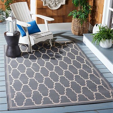Safavieh Courtyard Harmony Trellis Indoor Outdoor Rug