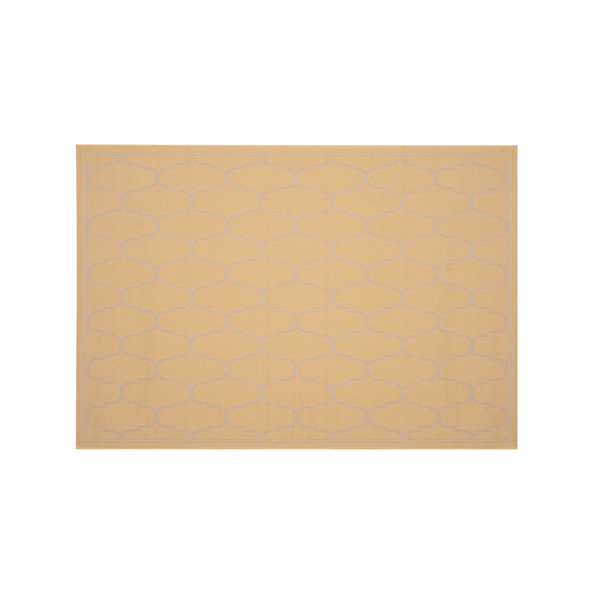 Safavieh Courtyard Harmony Trellis Indoor Outdoor Rug, Yellow Beige