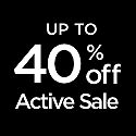Up to 40% off Activewear. Select styles.