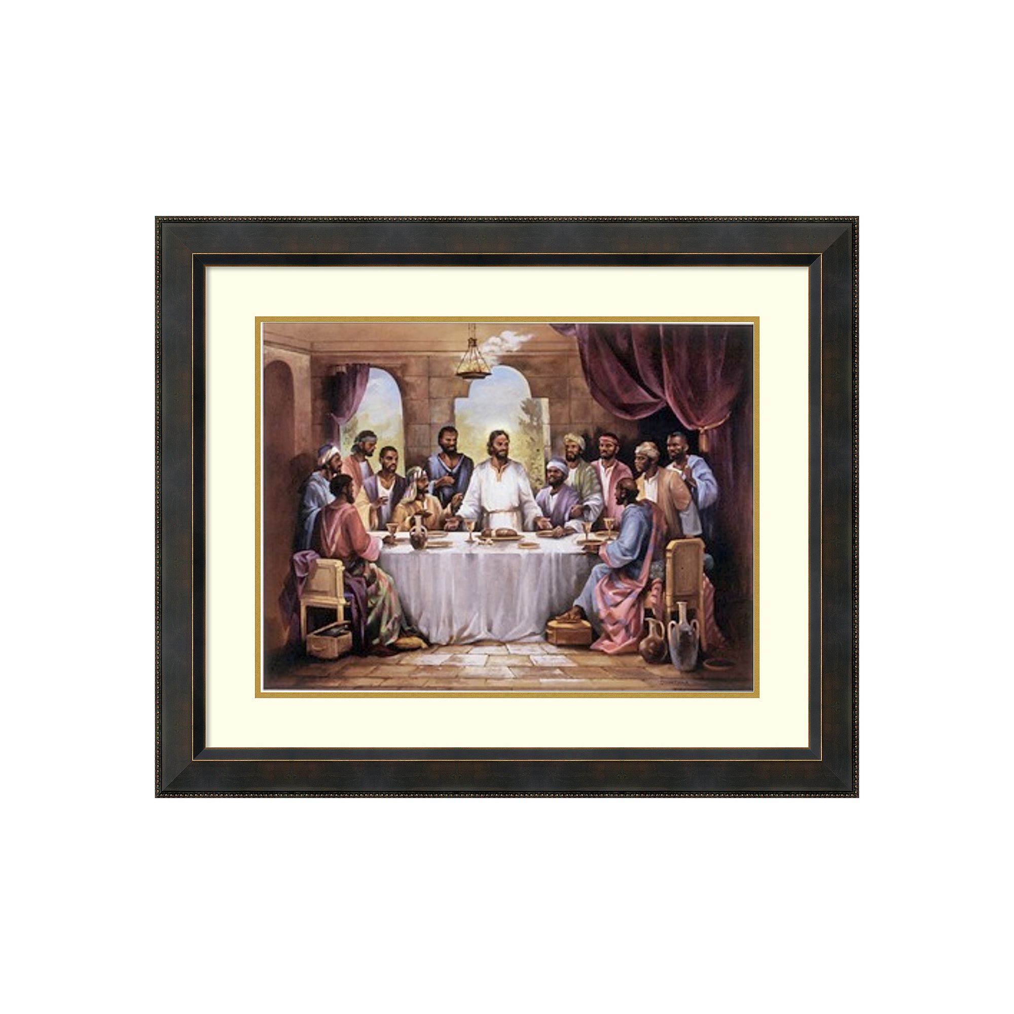 Amanti Art The Last Supper Framed Wall Art, Bronze