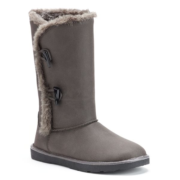 Kohls womens grey sales boots