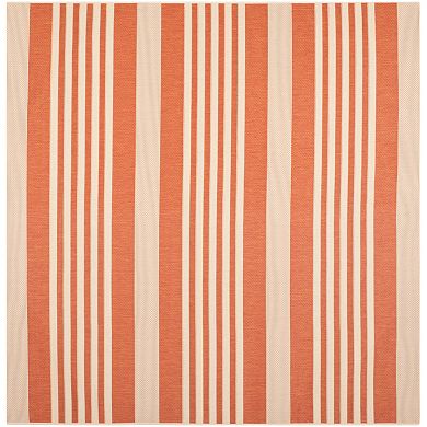 Safavieh Courtyard Stripe Indoor Outdoor Rug