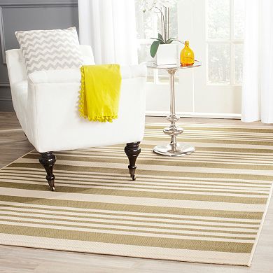 Safavieh Courtyard Stripe Indoor Outdoor Rug