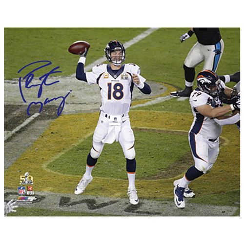 Steiner Sports Denver Broncos Payton Manning Super Bowl 50 Passing 16″ x 20″ Signed Photo