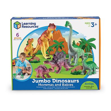 Learning Resources 6-pc. Mommas & Babies Jumbo Dinosaurs