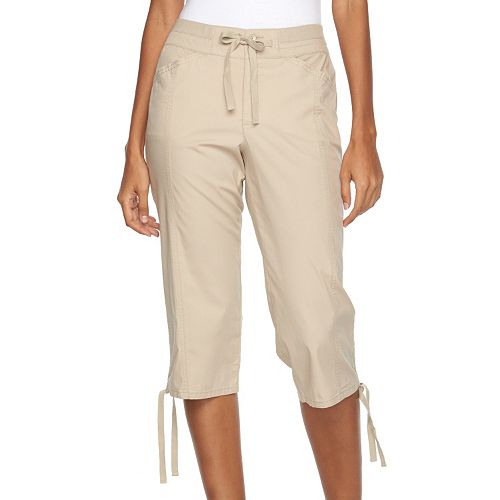 Women's Croft & Barrow® Poplin Utility Capris