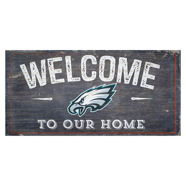 Philadelphia Eagles 12 Welcome Circle Sign