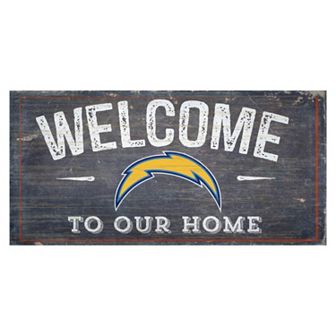 San Diego Chargers Distress Welcome Sign