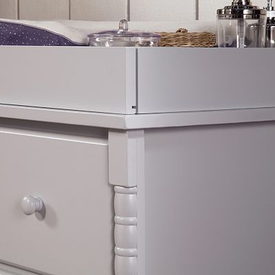 jenny lind dresser white DaVinci Spindle 3-Drawer sanded to capture every gorgeous detail Nursery Jenny Lind Dresser White