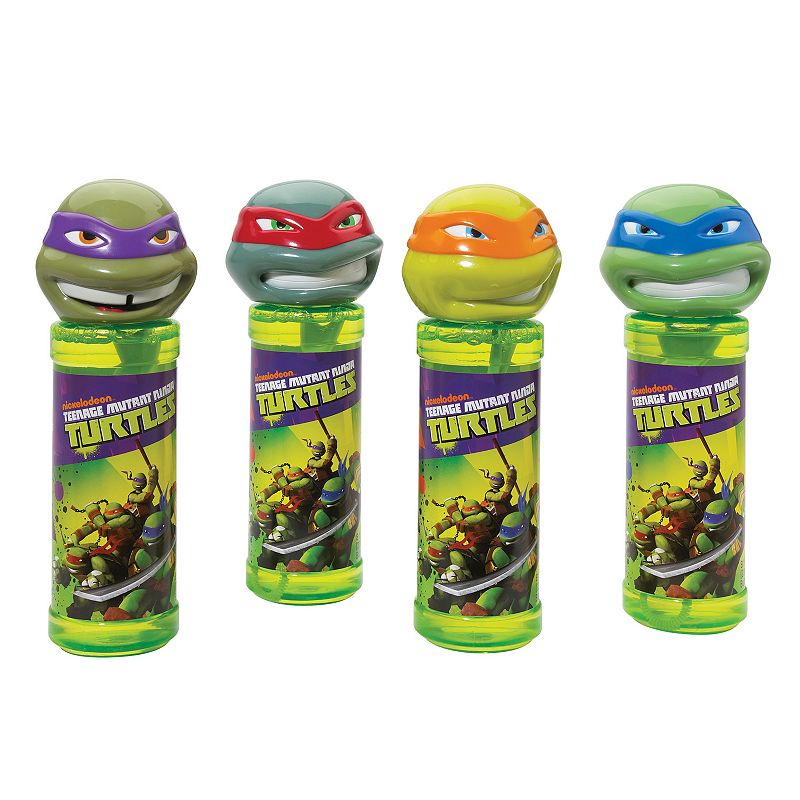 UPC 093539996050 product image for Teenage Mutant Ninja Turtles 4-pk. Bottles of Bubbles Set by Little Kids, Green | upcitemdb.com