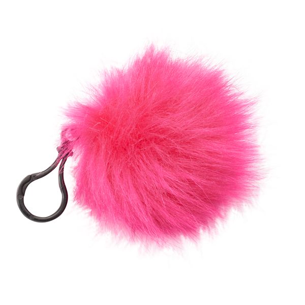 6colors Super Soft Pompom Keychain in Pink Peach White 