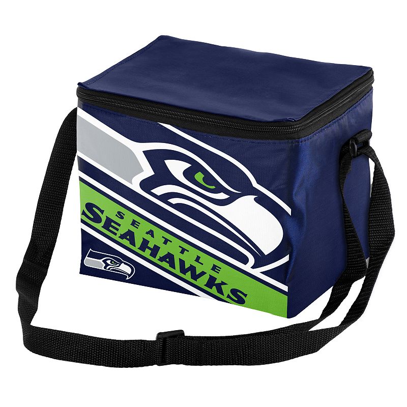 Forever Collectibles Seattle Seahawks Lunch Bag Insulated Cooler, Multicolo