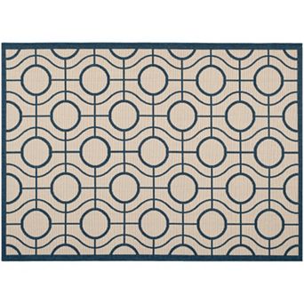 Safavieh Courtyard Galaxy Geometric Indoor Outdoor Rug