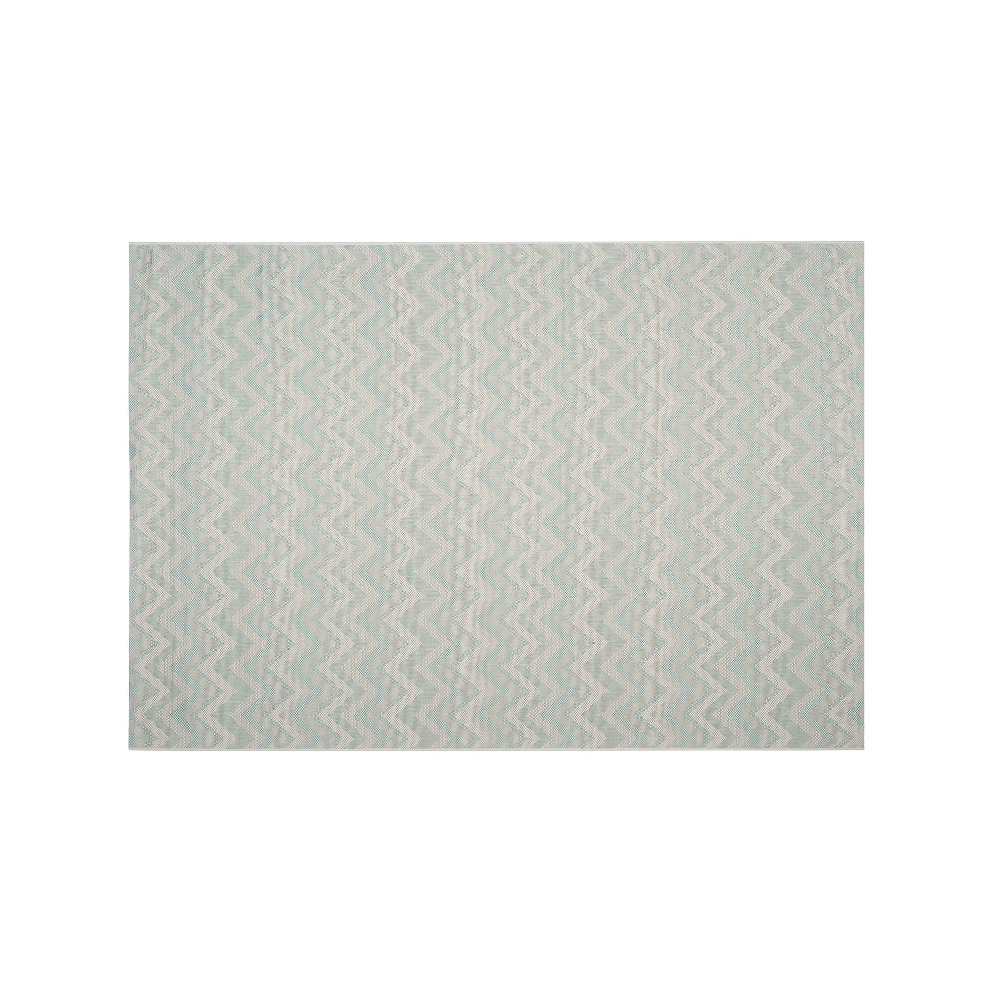 Safavieh Courtyard Chevron Stripe Indoor Outdoor Rug, Light Gray Blue