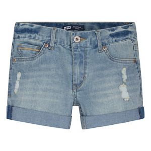 Girls 7-16 Levi's Ripped Boyfriend Denim Shortie Shorts