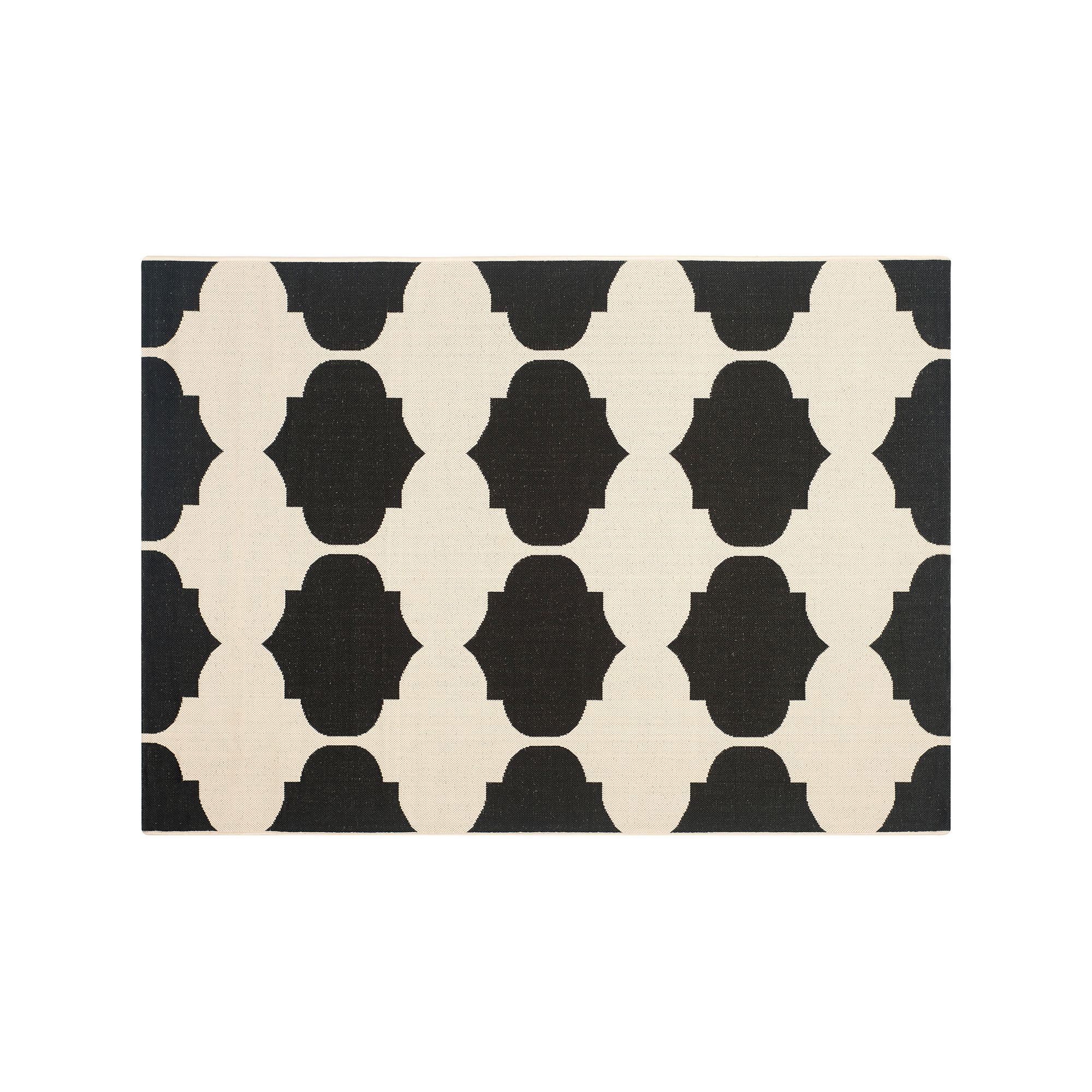 Safavieh Courtyard Jasmine Quatrefoil Indoor Outdoor Rug, Beige Black