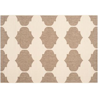 Safavieh Courtyard Jasmine Quatrefoil Indoor Outdoor Rug