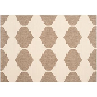 Safavieh Courtyard Jasmine Quatrefoil Indoor Outdoor Rug