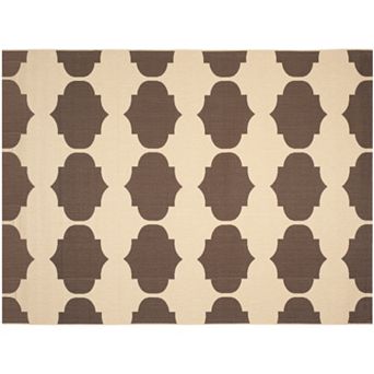 Safavieh Courtyard Jasmine Quatrefoil Indoor Outdoor Rug