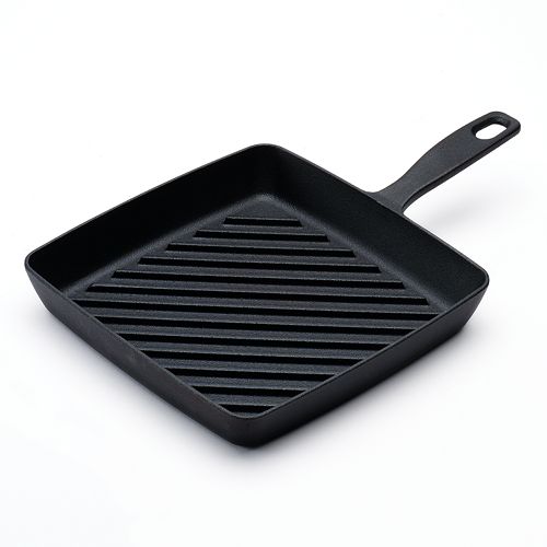 Food Network™ 9.8in. PreSeasoned CastIron Grill Pan
