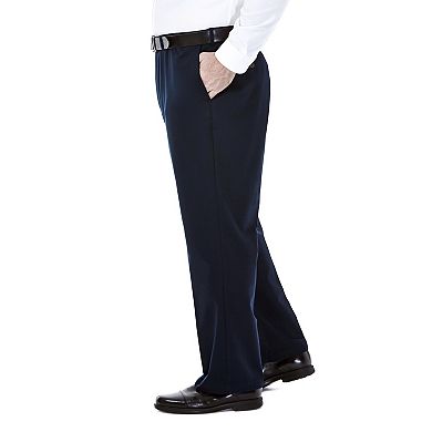 Big & Tall Haggar® Work to Weekend® Classic-Fit Flat-Front Expandable Waist Pants