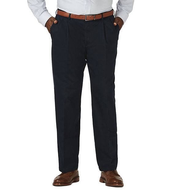 Haggar work to weekend classic fit pleated on sale pants