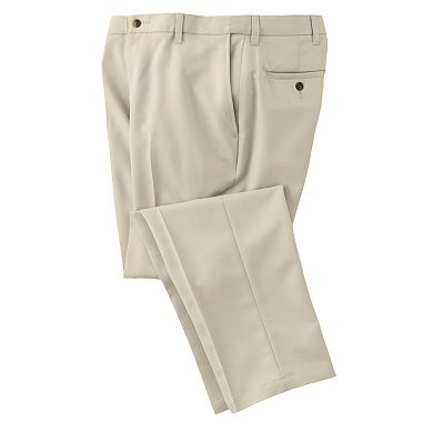 Big & Tall Haggar® Cool 18® Classic-Fit Flat-Front No-Iron Expandable Waist Pants