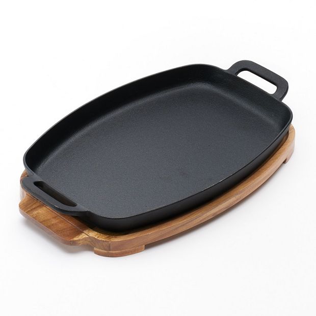 Food Network™ Pre-Seasoned Cast-Iron 11 Square Skillet With