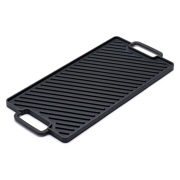 Cast Iron Reversible Griddle (Pre-Seasoned, 21 x 11)